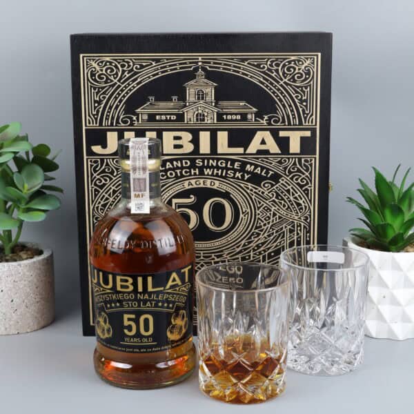 Zestaw dla mężczyzny z grawerem i szklankami