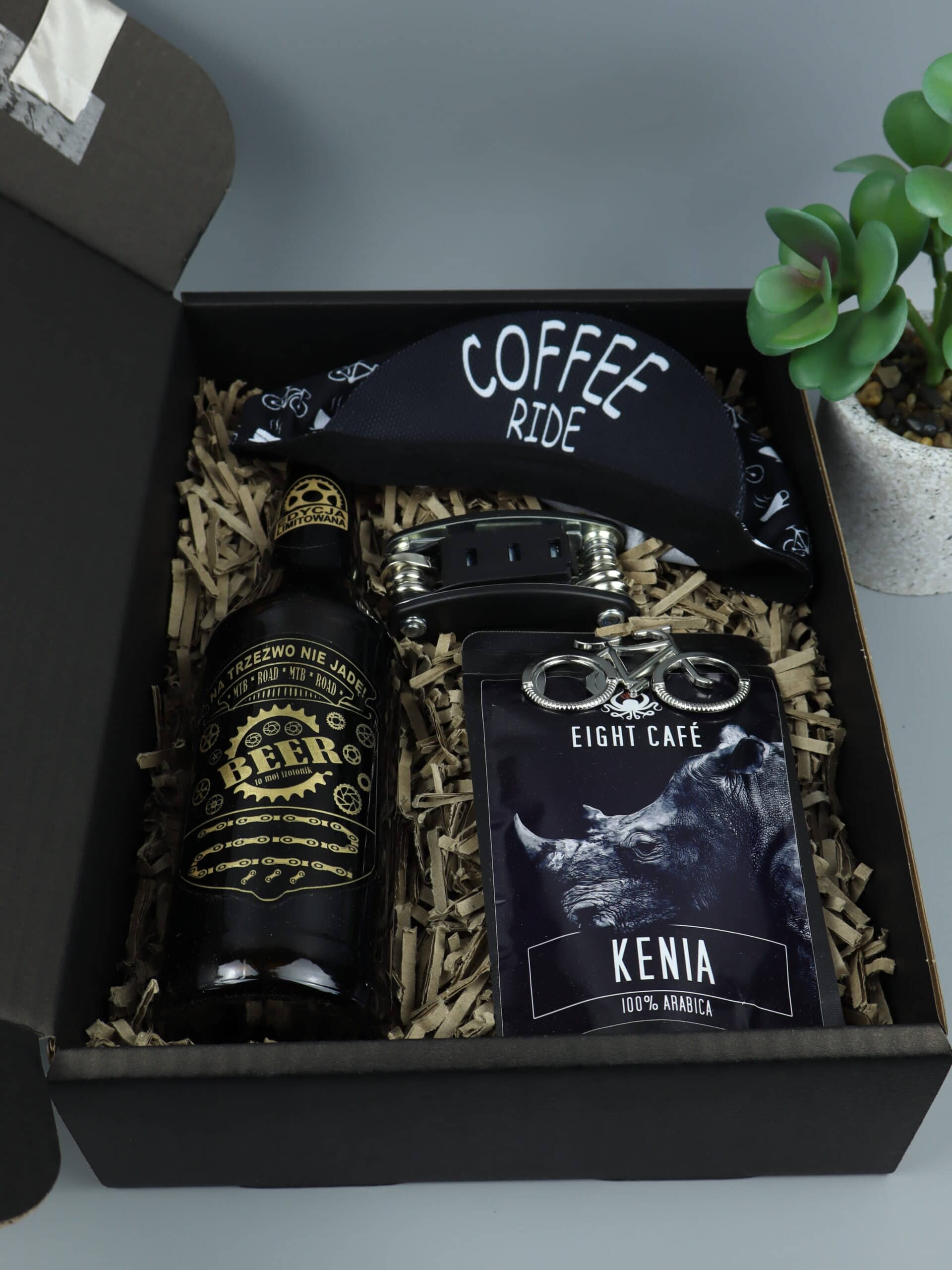 zestaw piwny na rowerowy prezent