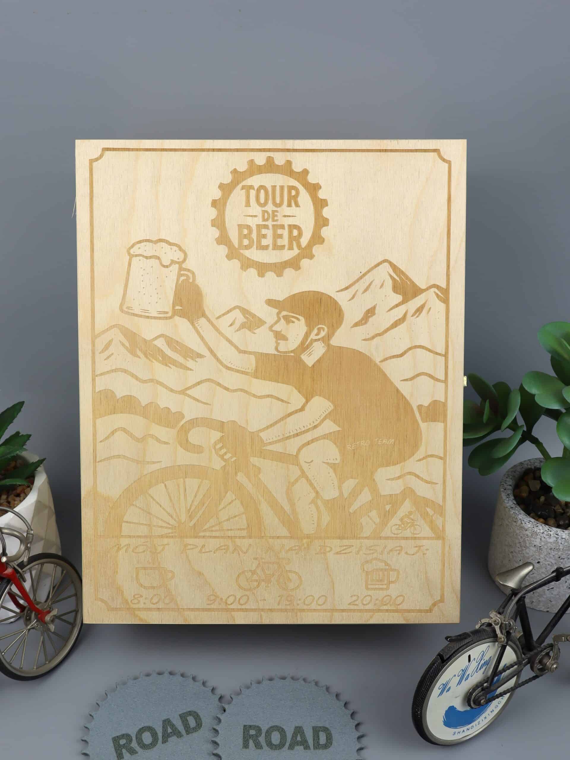 zestaw prezentowy dla rowerzysty z piwem