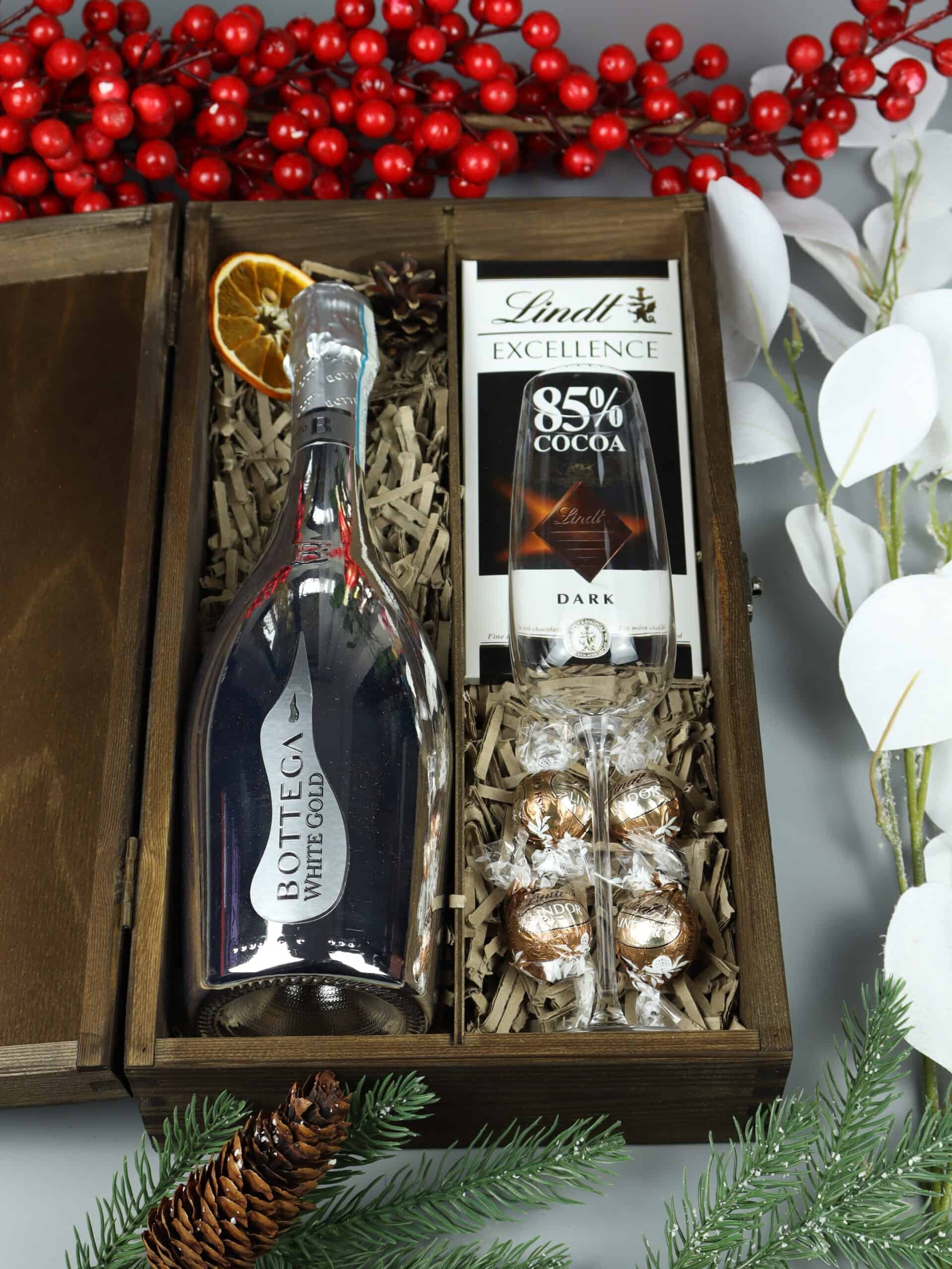 personalizowany prezent slubny z alkoholem