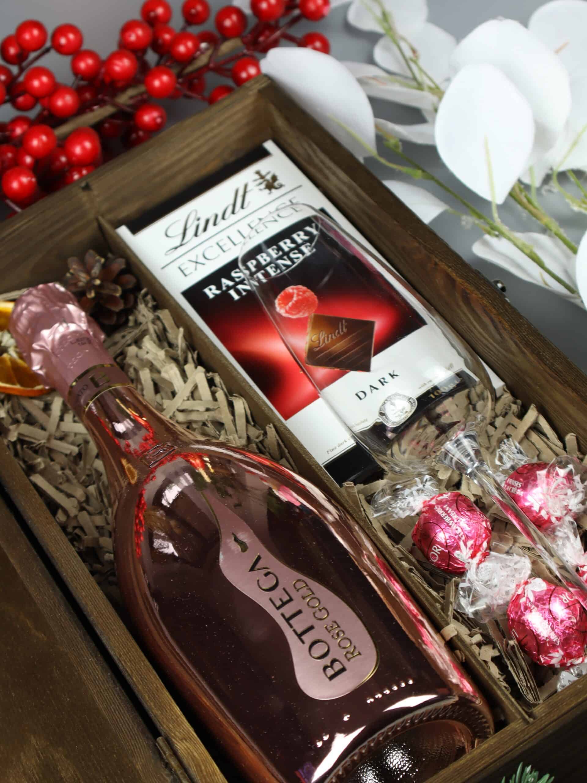 prezent slubny z dedykacja i alkoholem