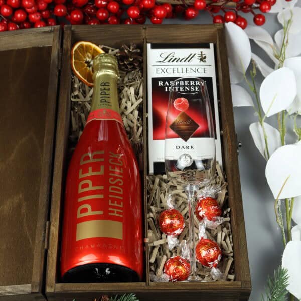 slubny zestaw prezentowy z miodem i czekoladkami