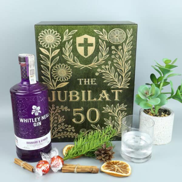 Prezent z ginem i grawerem