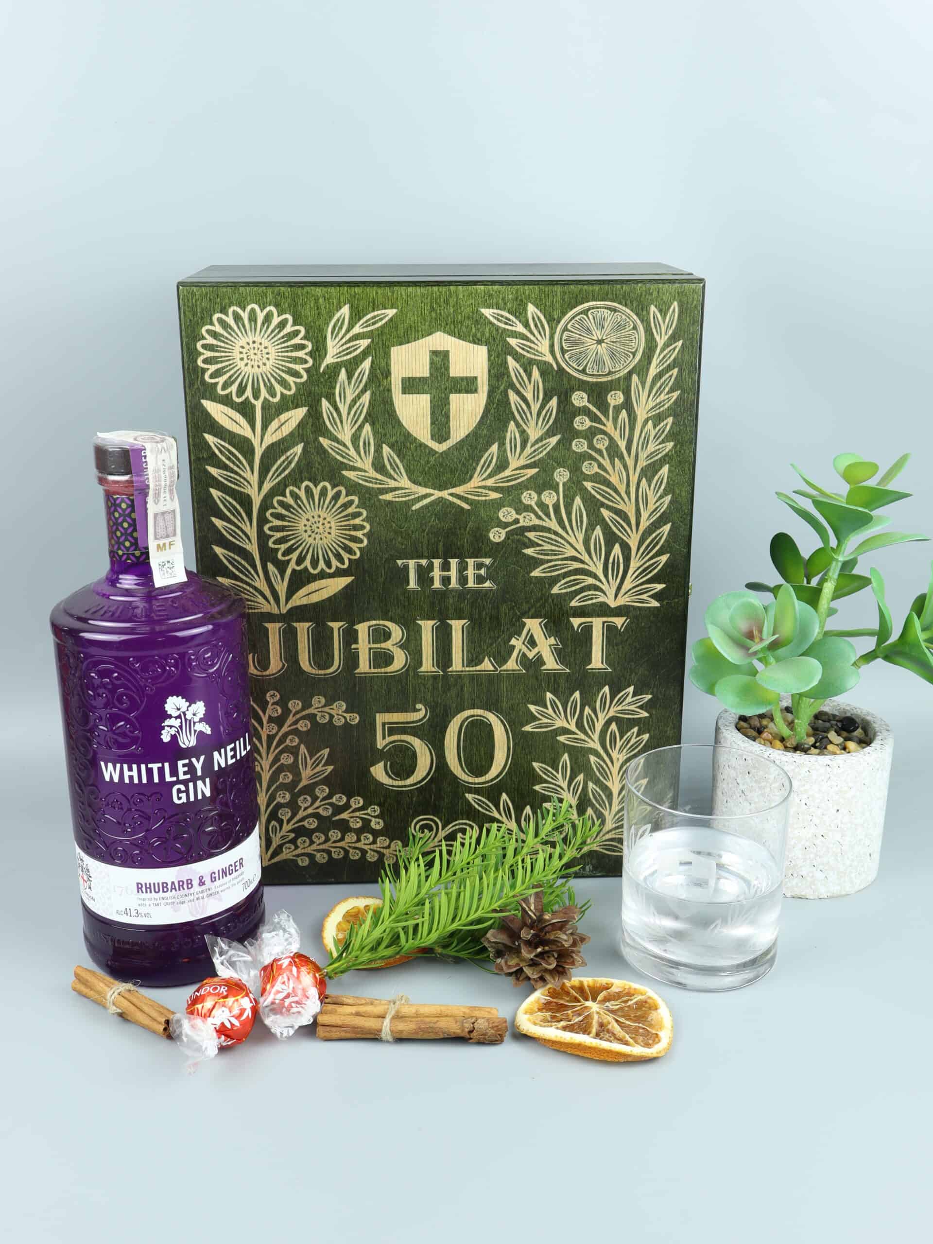 Prezent z ginem i grawerem