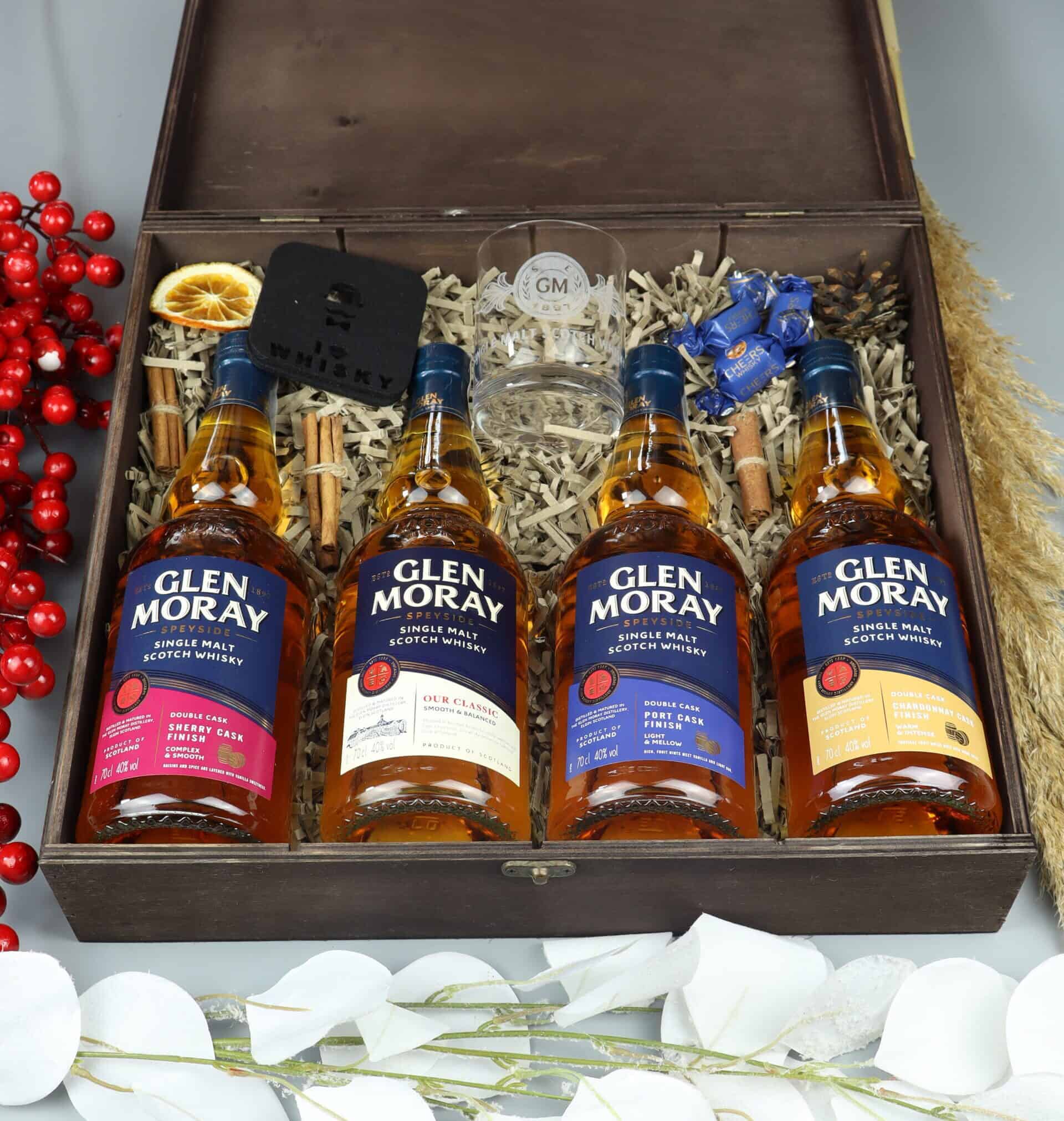 Prezent z whisky i grawerem