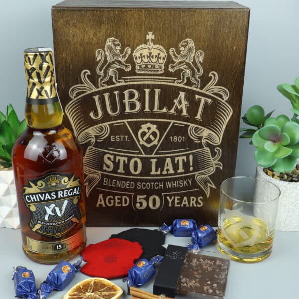 Chivas whisky w pudełku