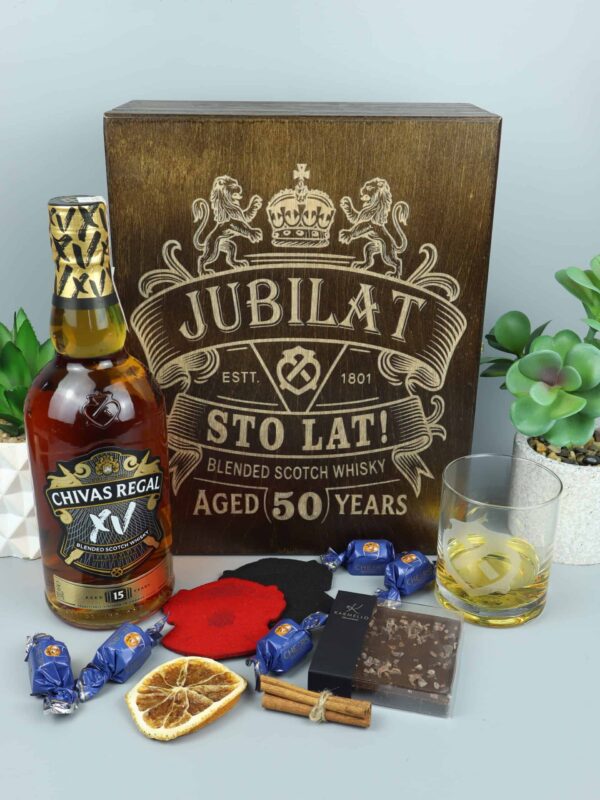Chivas whisky w pudełku