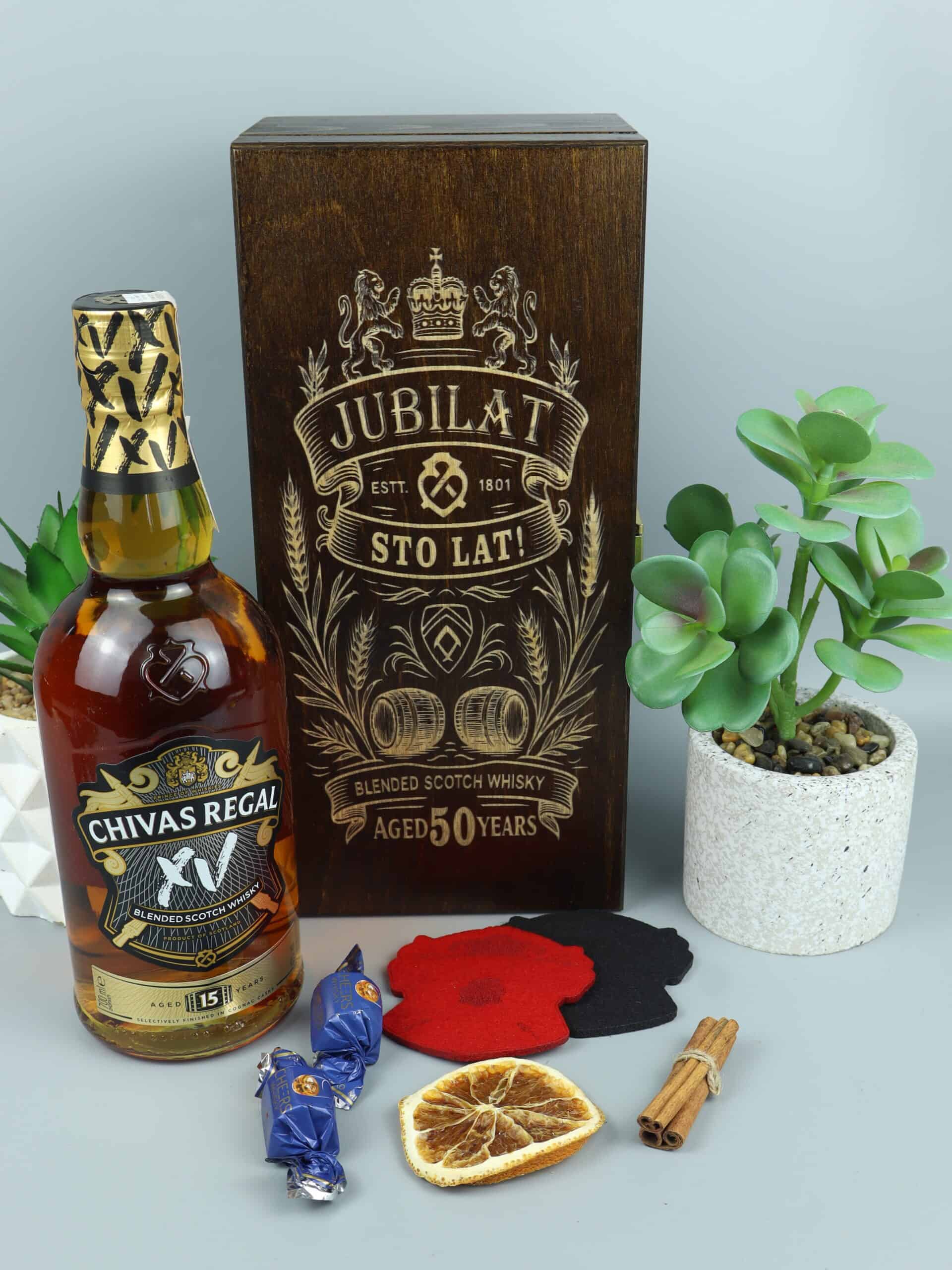 Whisky Chivas zestaw