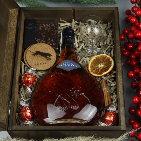 zestaw z cognac meukow dla niej