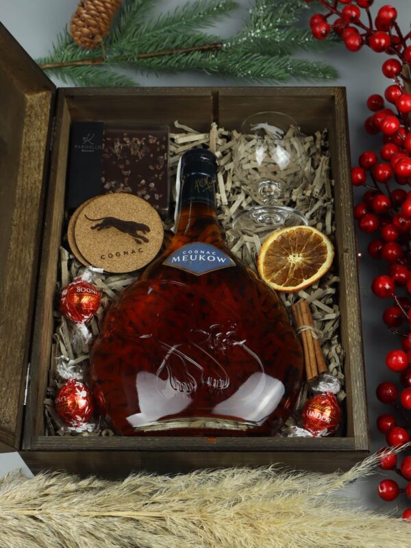 zestaw z cognac meukow dla niej