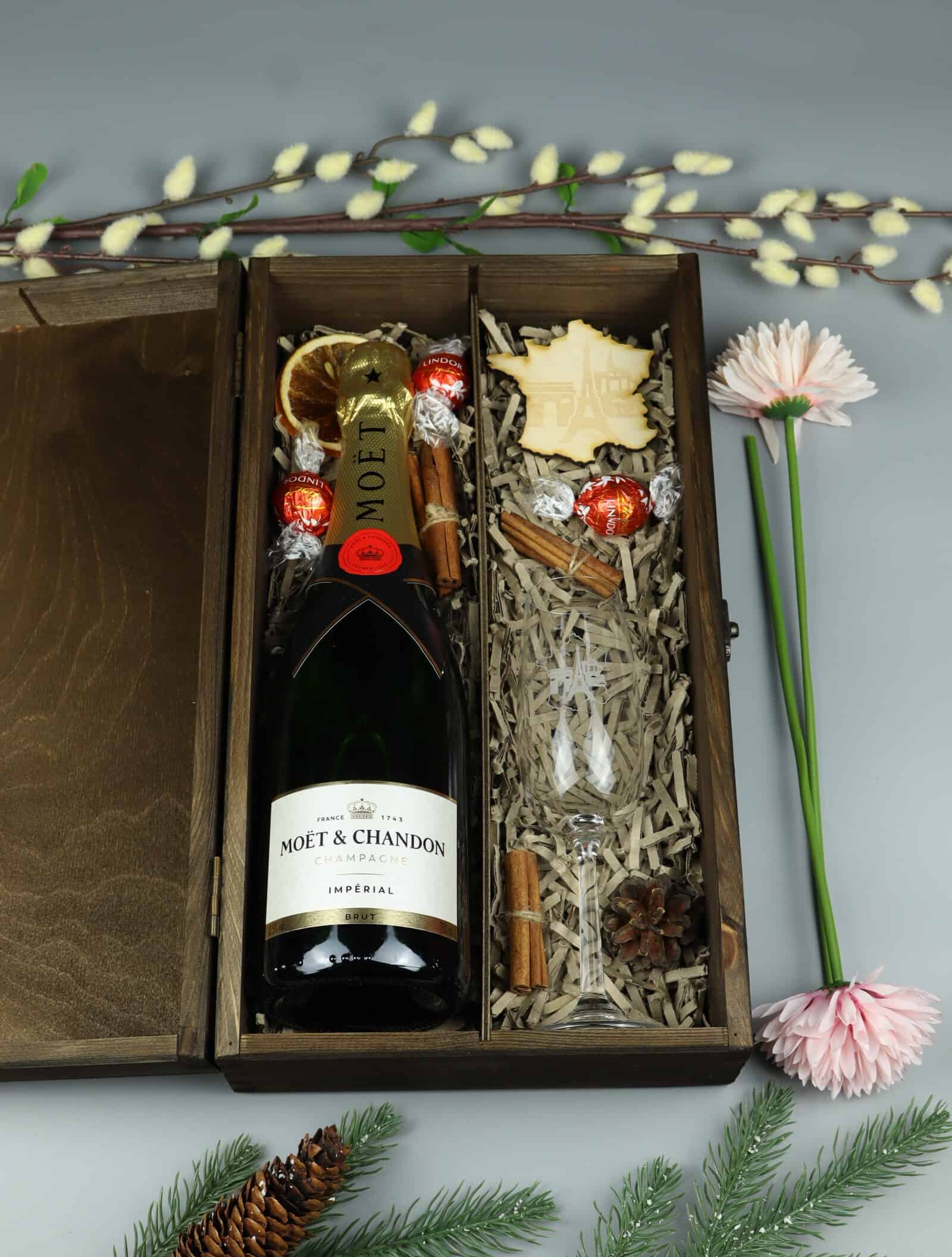 francja zestaw z szampanem