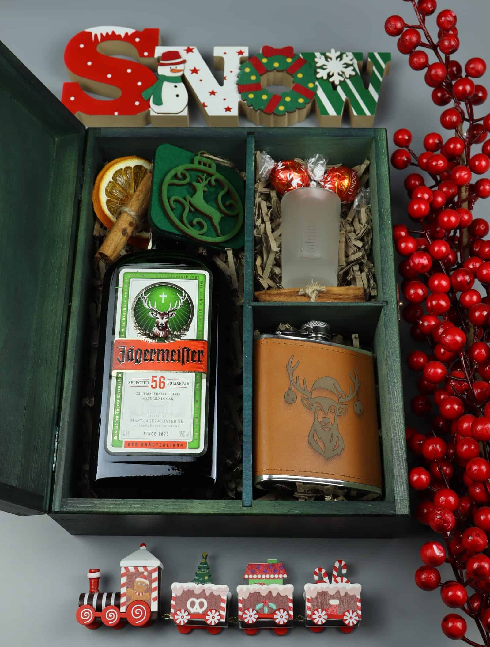 jagermeister zielony swiateczny zestaw