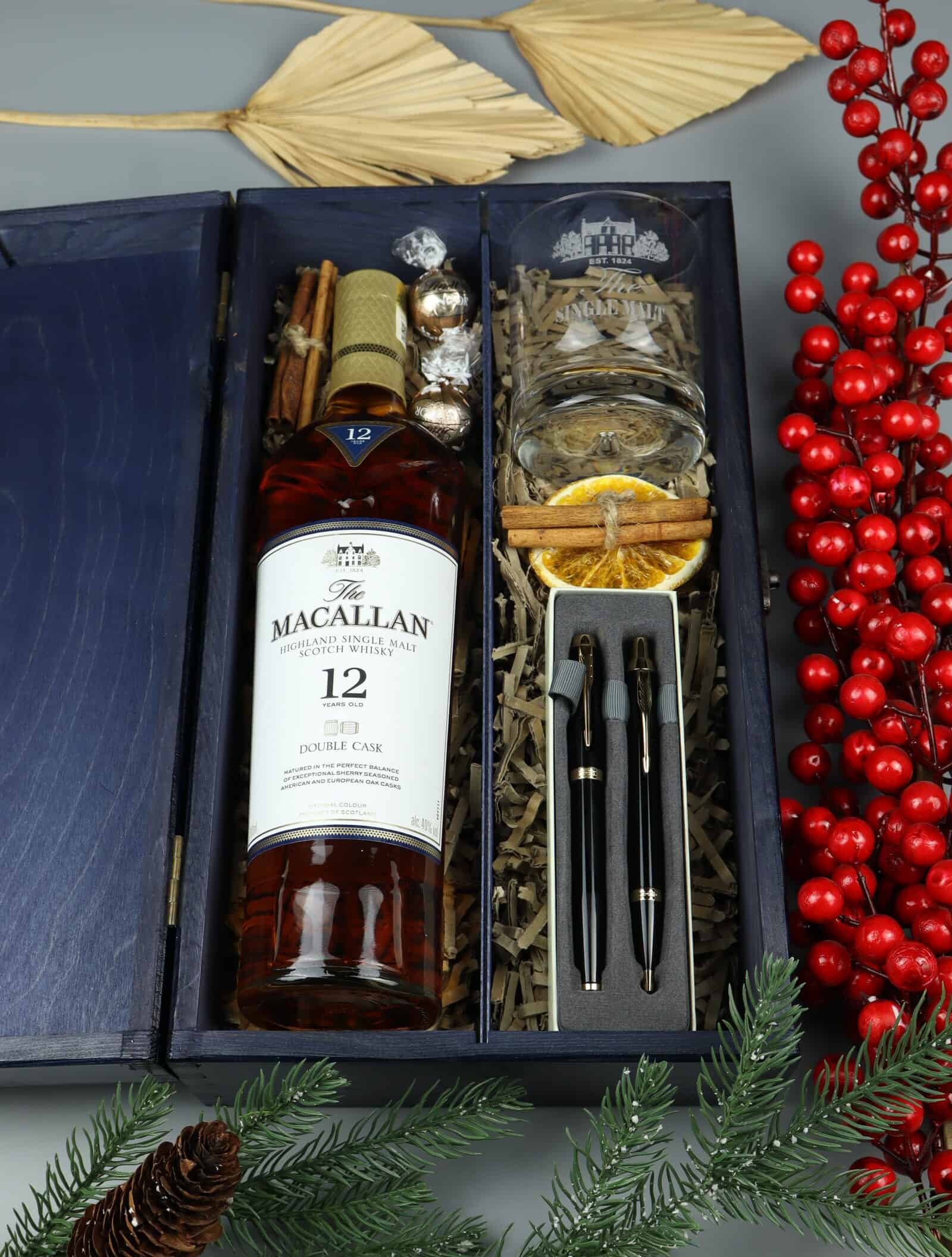 macallan 12 zestaw z dlugopisem