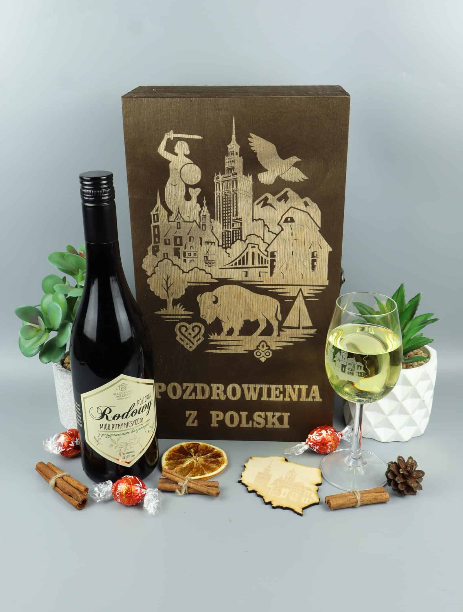 prezent z miodem pitnym