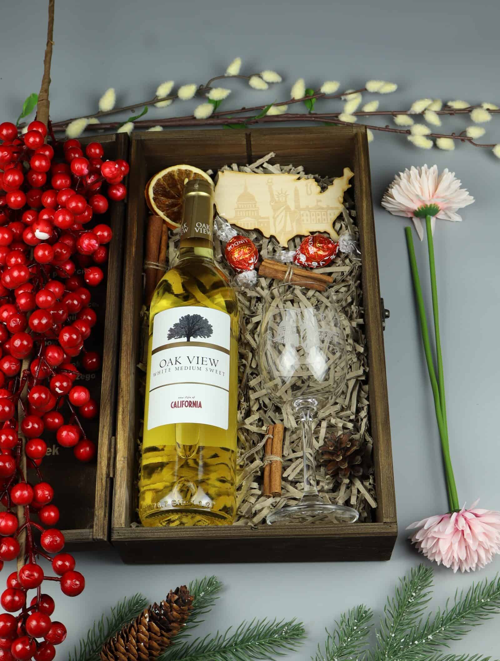 wino i whisky zestaw usa