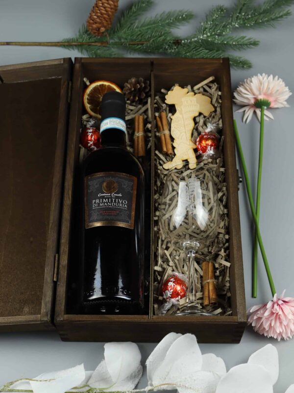 wino primitivo zestaw upominkowy