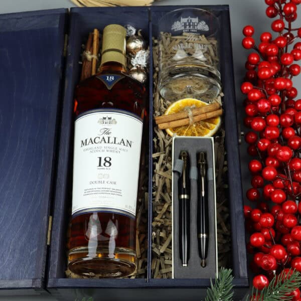 zestaw prezentowy macallan 18 parker