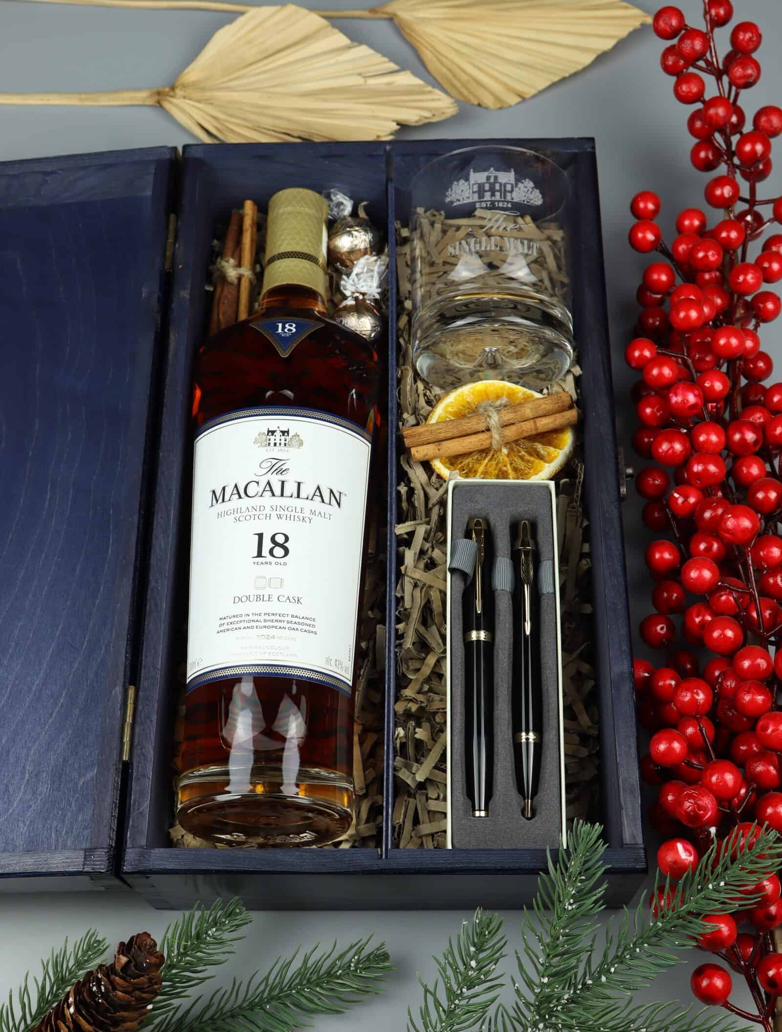 zestaw prezentowy macallan 18 parker