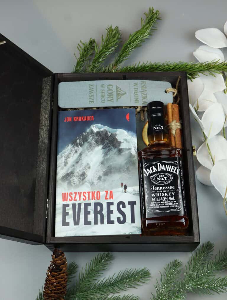 Zestaw Dla Miłośnika Gór Jack Daniels i Książka