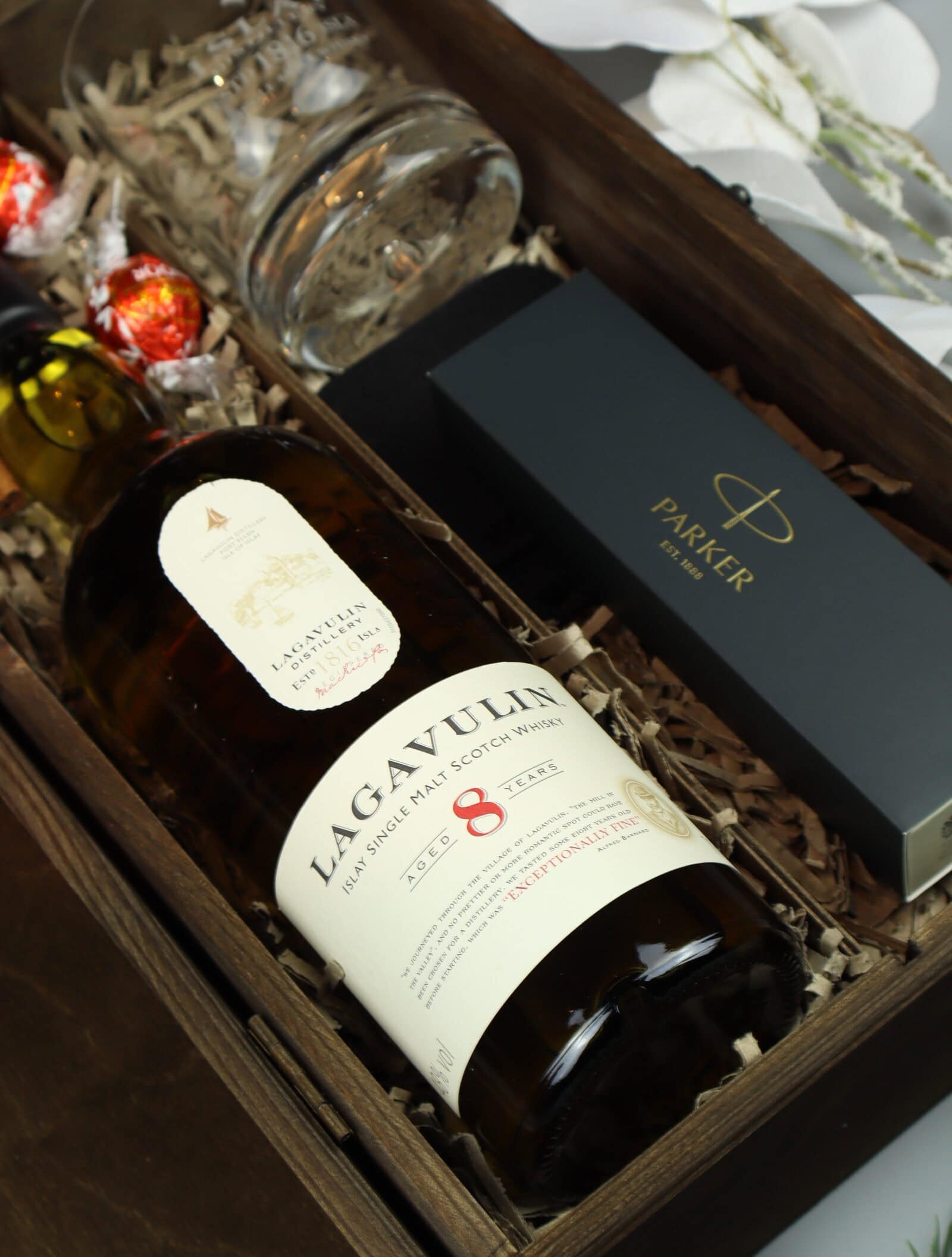 szkocka whisky lagavulin zestaw
