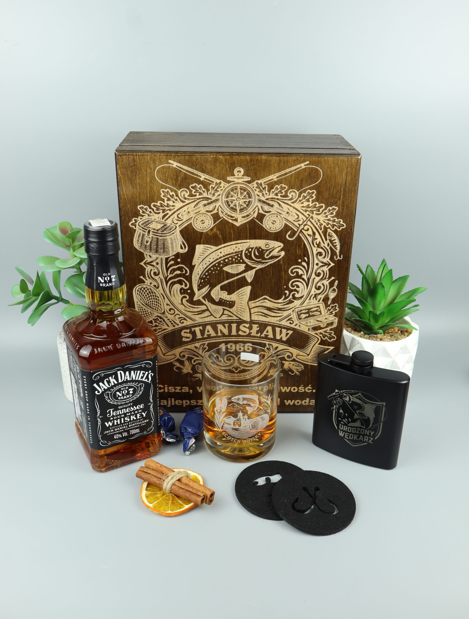 jack daniels skrzynka wedkarz