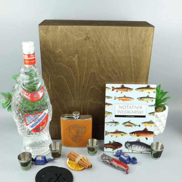 wodka ryba skrzynka