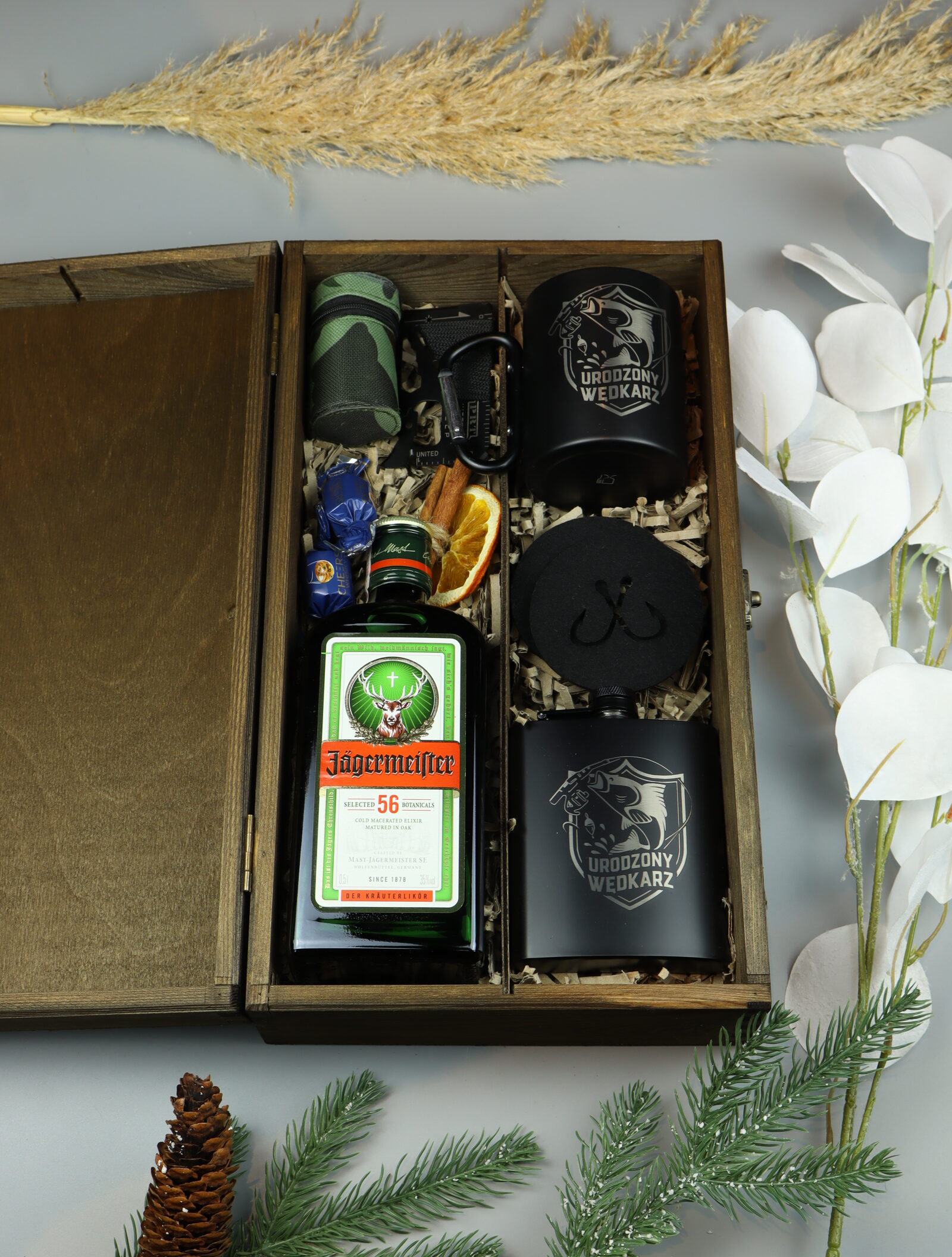 zestaw wedkarz jagermeister