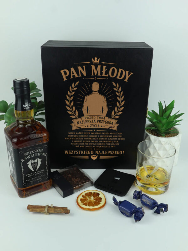 zestaw kawalerski pan mlody grawer pion