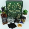 Prezent dla rodzicow chrzestnych jack daniels w zielonej skrzynce z grawerem