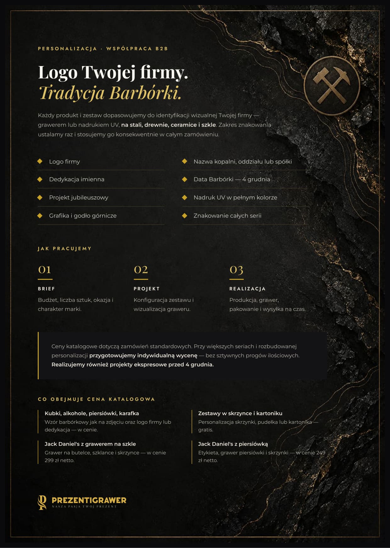 Personalizacja i współpraca B2B: logo Twojej firmy